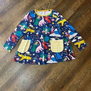 Mini Boden Multicolor Patterned Tunic